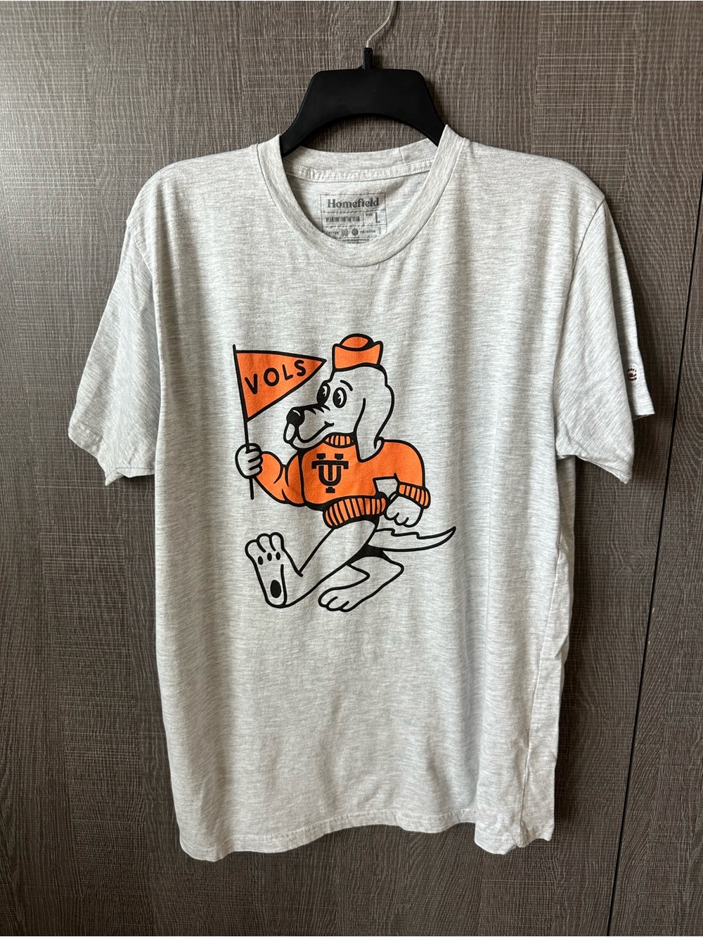 'Vols' Smokey Gray Short Sleeve Graphic T-Shirt